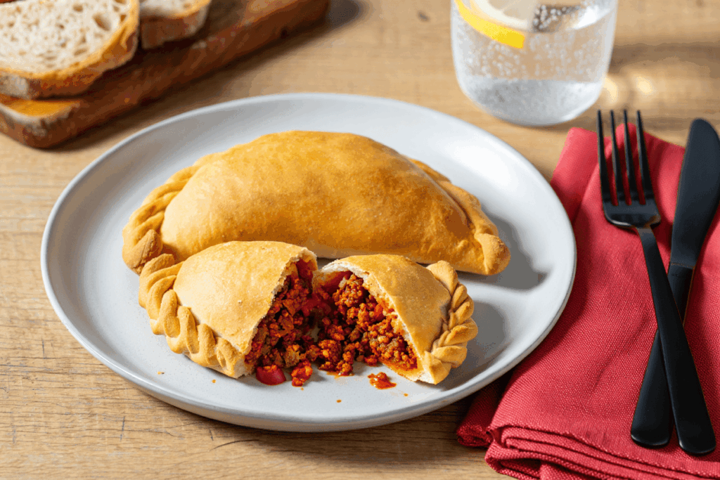Empanada chilena de ternera picante
