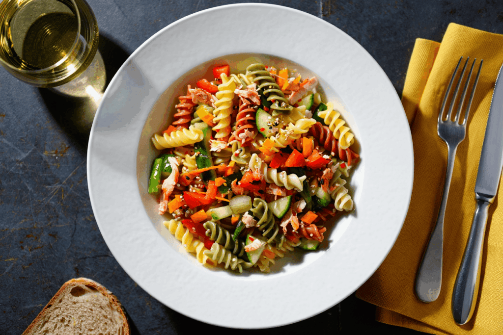 Ensalada vegana de pasta