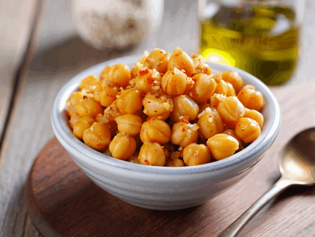 Garbanzos aliñados
