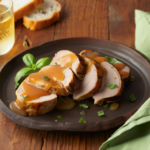 Comida a domicilio - Aguja de cerdo con salsa de sidra