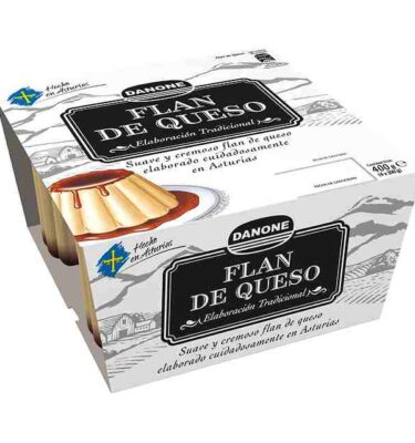 Flan de queso Danone