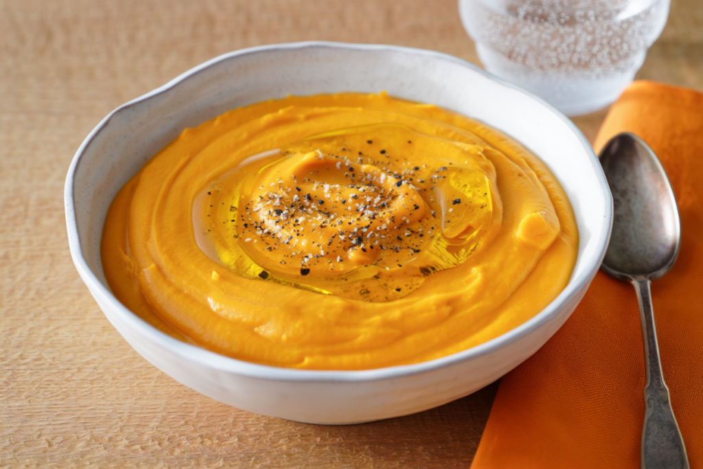 Crema de calabaza y gengibre