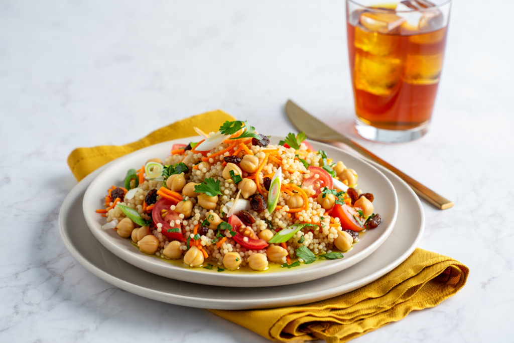 Ensalada de garbanzos y cuscús