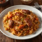 Comida a domicilio - Arroz campesino con costillas de cerdo